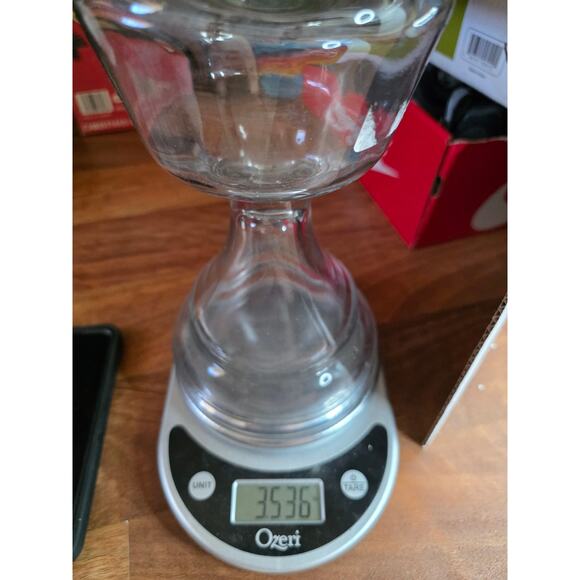 Queen Anne No. 2 Clear Glass Oil Lamp - Picture 7 of 7